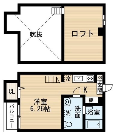 Lapis検見川の物件間取画像